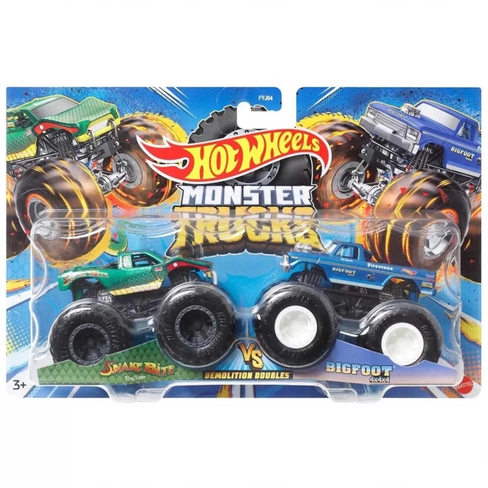 Hot Wheels Monster Trucks 1:64 Ölçek 2li Paketler FYJ64