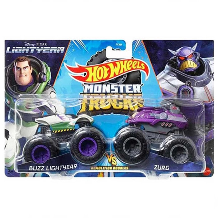 Hot Wheels Monster Trucks 1:64 Ölçek 2li Paketler FYJ64