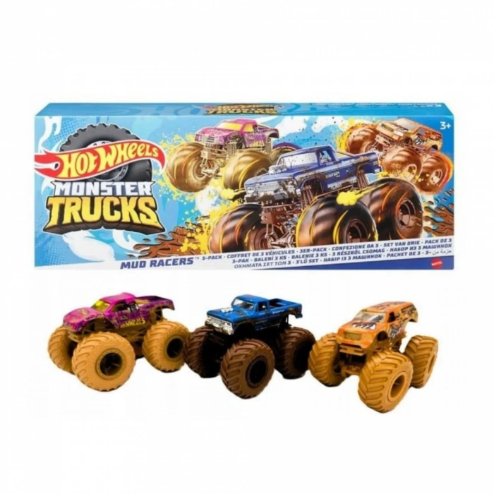 Hot Wheels Monster Trucks 3 lü Paket
