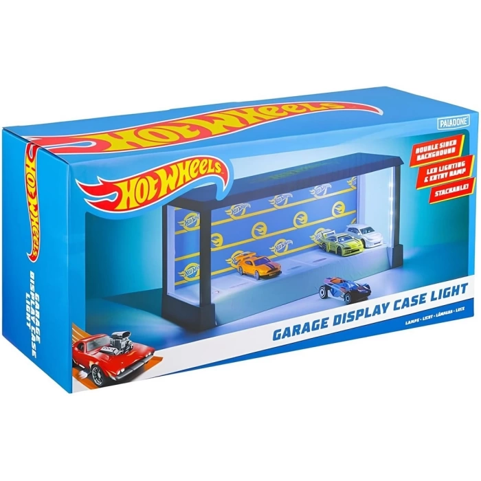 Hot Wheels Paladone Garage Display Case Light