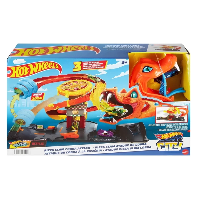 Hot Wheels Pizza Slam Kobra Saldırısı Oyun Seti HTN81