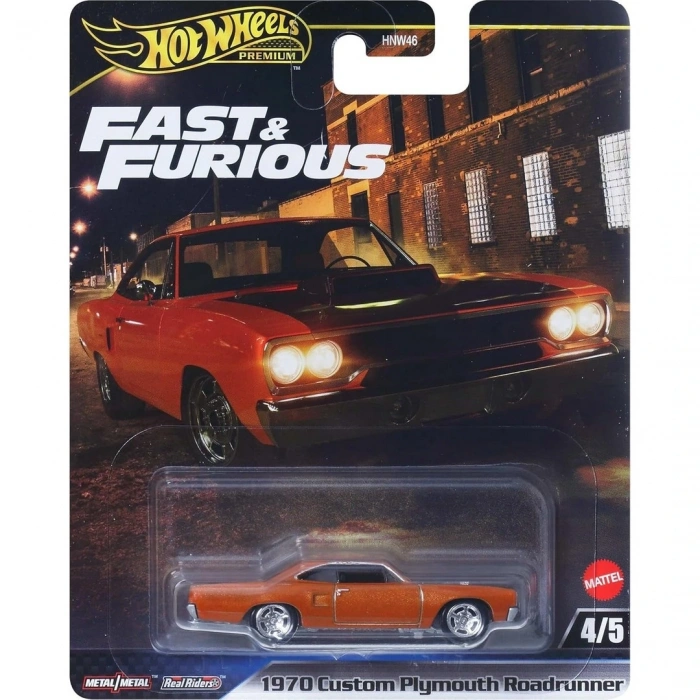 Hot Wheels Premium Fast & Furious 1970 Custom Plymouth Roadrunner