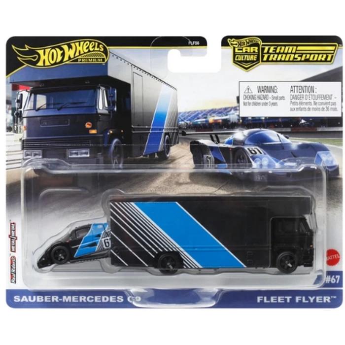 Hot Wheels Team Transport Sauber-Mercedes C9 Fleet Flyer HRV41