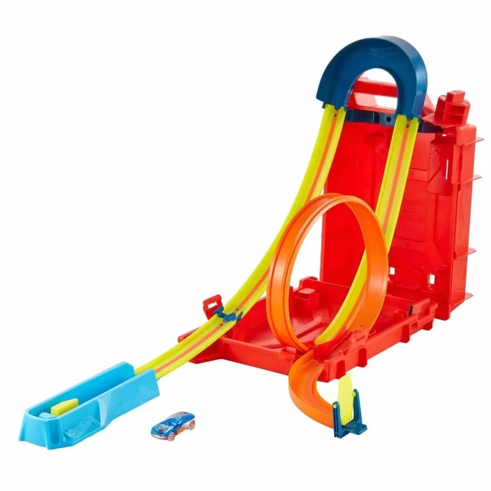 Hot Wheels Track Builder Unlimited Benzin Bidonu Akrobasi Seti HDX78