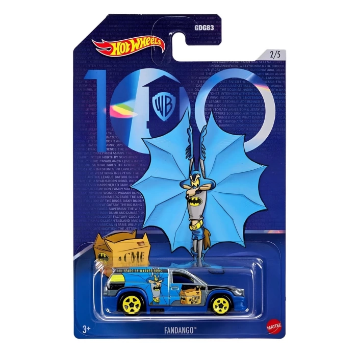 Hot Wheels Warnes Bros 100. Yıl Temalı Arabalar HMV73