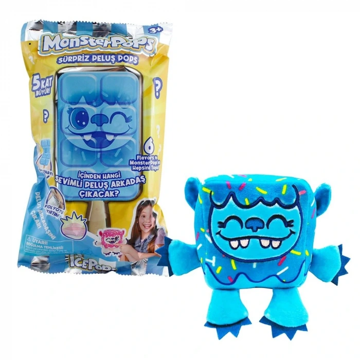 Ice Pops MonsterPops Sürpriz Mini Peluş Canavar