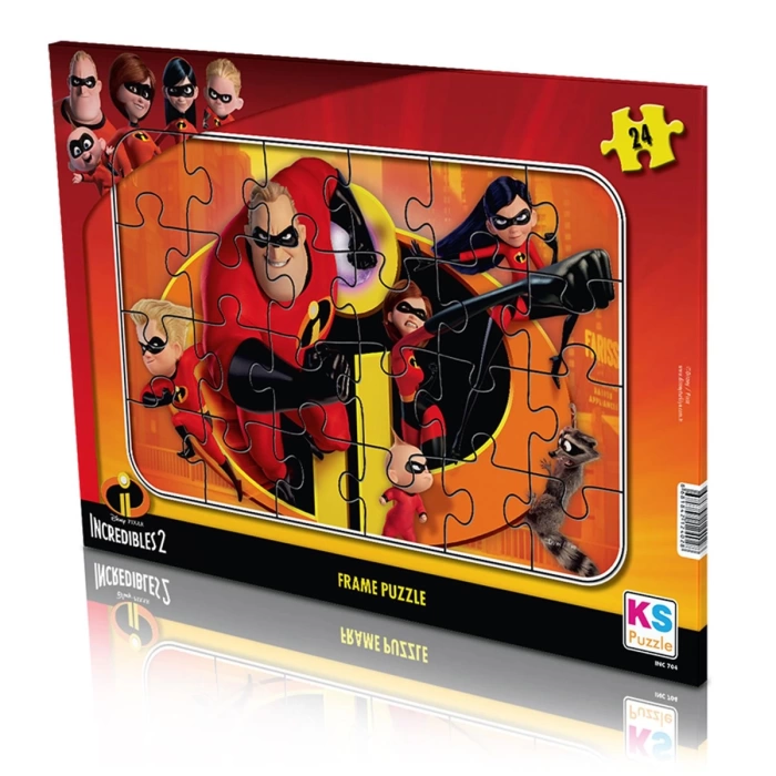 Incredibles 2 24 Parça Frame Puzzle