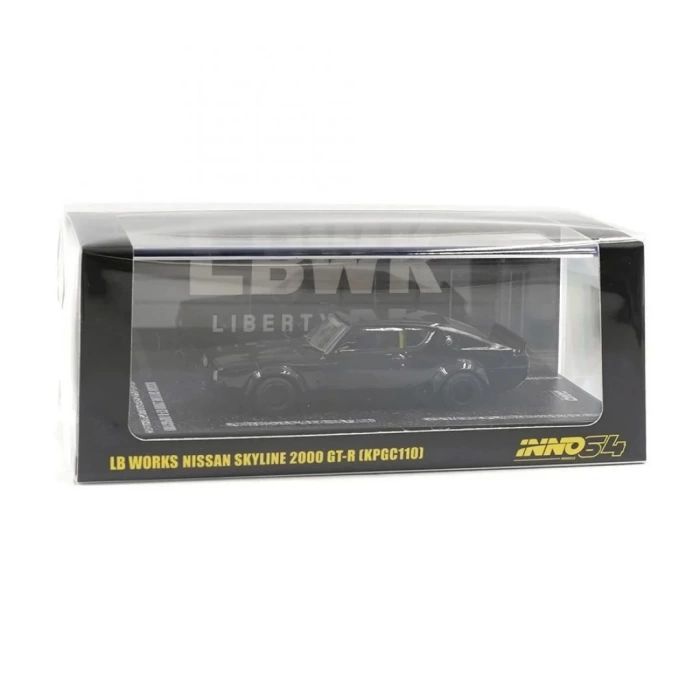 Inno 1/64 Nissan Skyline 2000 GT-R (KPGC110) KENMERI Black