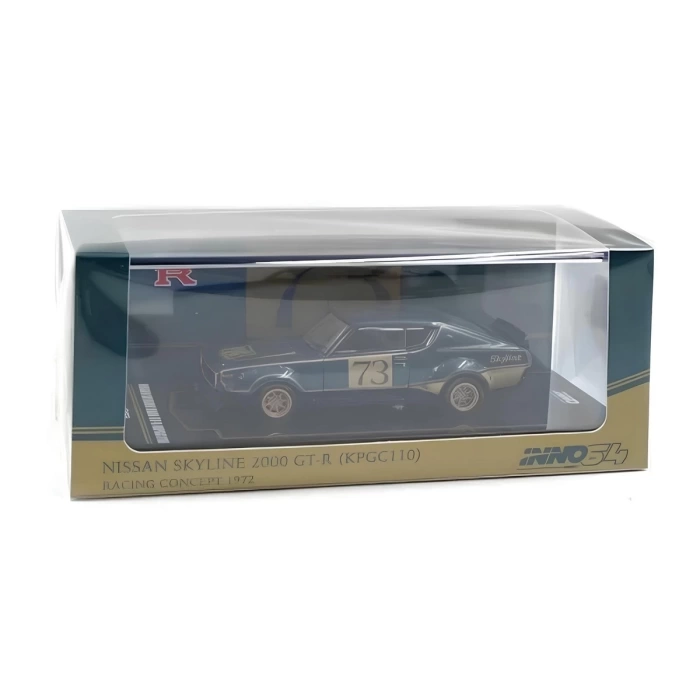 Inno 1/64 Nissan Skyline 2000 GT-R Racing Concept Green