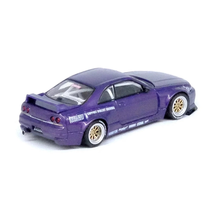 Inno 1/64 Nissan Skyline GT-R (R33) PANDEM ROCKET BUNNY Purple