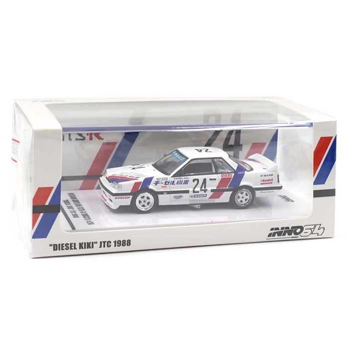 Inno 1:64 Nissan Skyline GTS-R Diesel Kiki JTC 1988