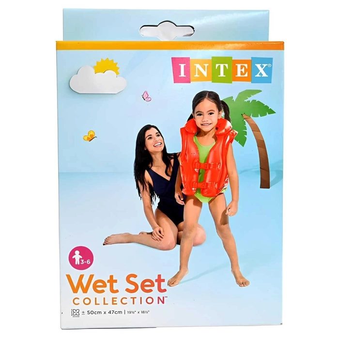 Intex Kırmızı Yakalı Can Yeleği 50 cm 58671