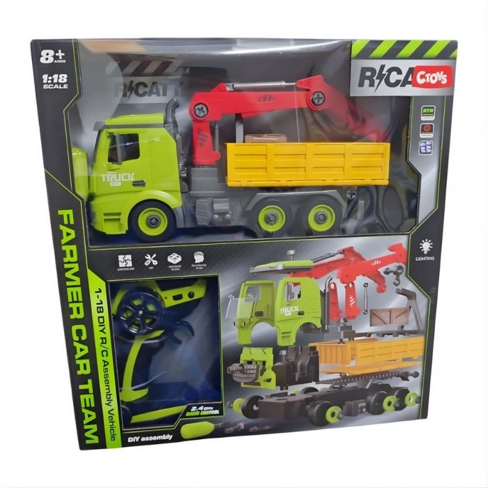 Işıklı Uzaktan Kumandalı Sök Tak Vinçli Kamyon