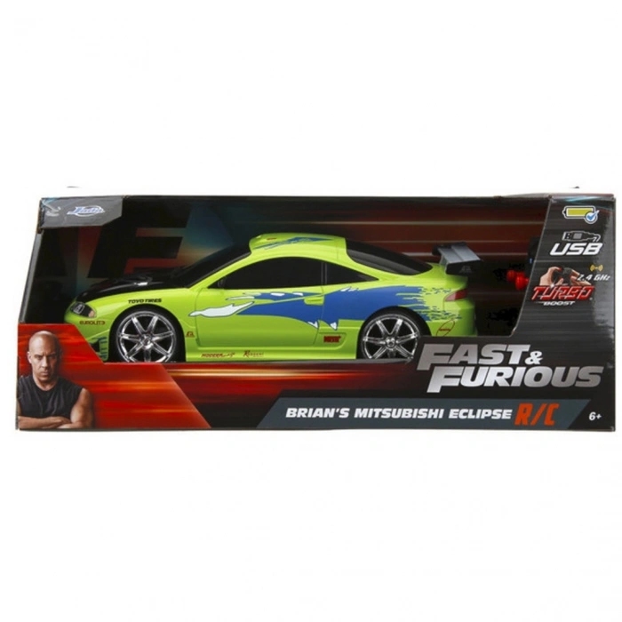 Jada 1:16 Uzaktan Kumandalı Fast & Furious RC 1995 Mitsubishi Eclipse