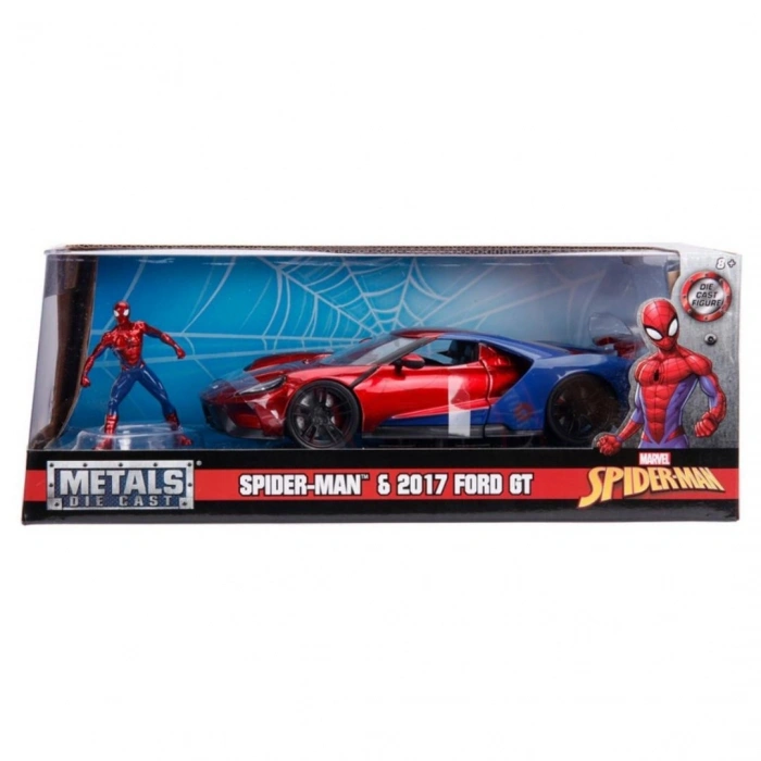 Jada Marvel Örümcek Adam Figürü 2017 ve Ford GT Model Araç