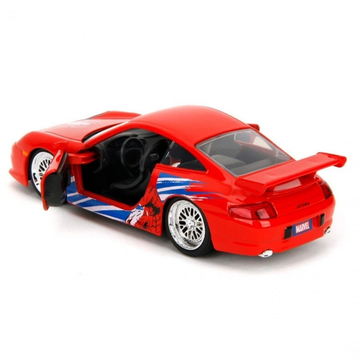 Jada Marvel Spider-Man Porsche 911 GT3 RS Model Araç