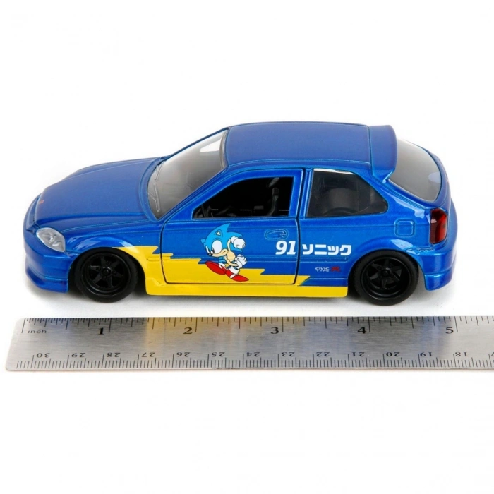 Jada Sonic the Hedhehog 1997 Honda Civic Type-R Model Araç