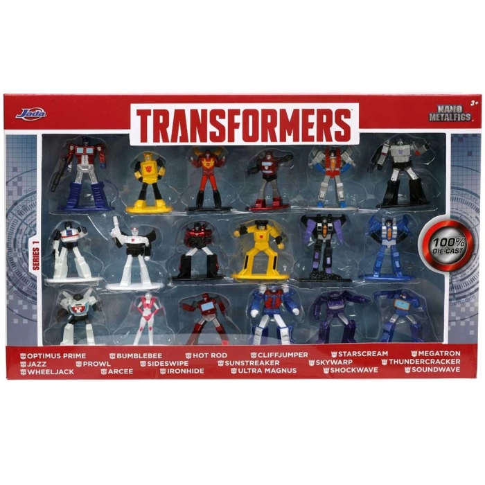 Jada Transformers Nano 18li Metal Figür Seri 1