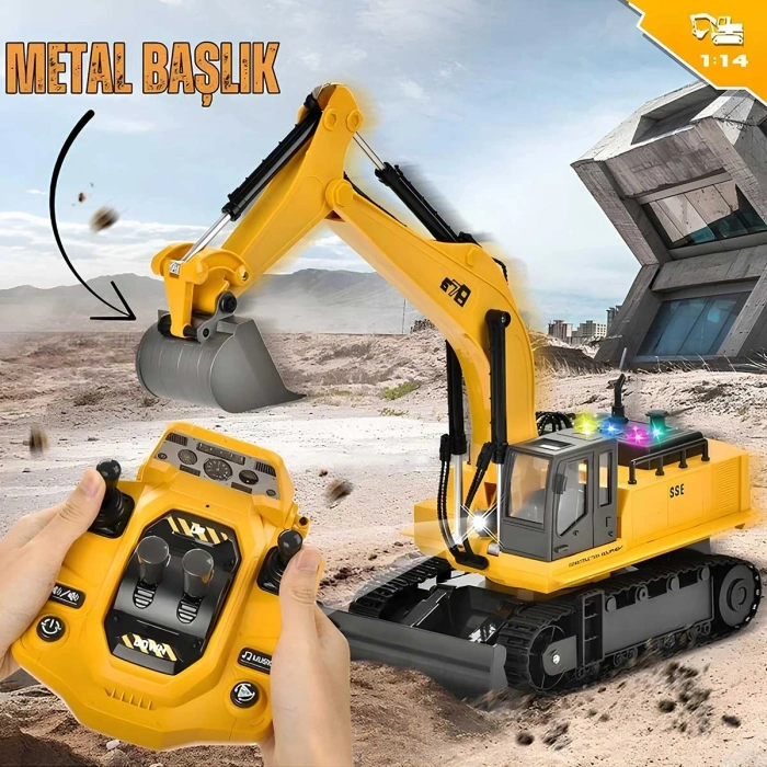 678 Konsol Kumandalı 15 Kanal Şarjlı Kepçe