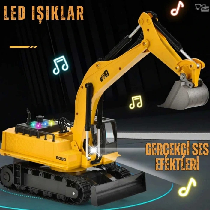 678 Konsol Kumandalı 15 Kanal Şarjlı Kepçe