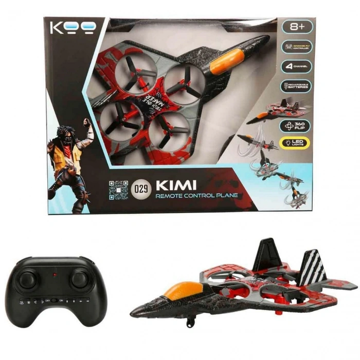 KOO Işıklı USB Şarjlı Uzaktan Kumandalı Uçak