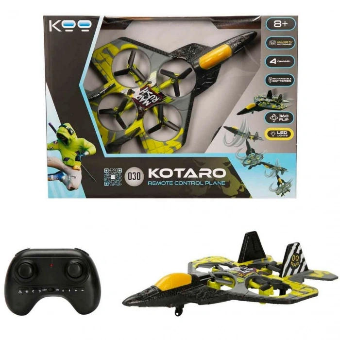 KOO Işıklı USB Şarjlı Uzaktan Kumandalı Uçak