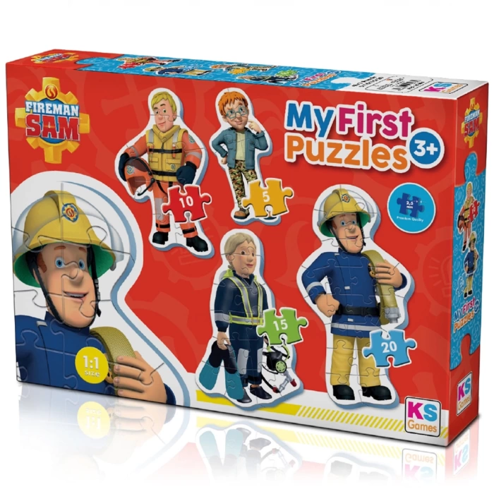 KS Fireman Sam My First 4 in 1 Puzzle