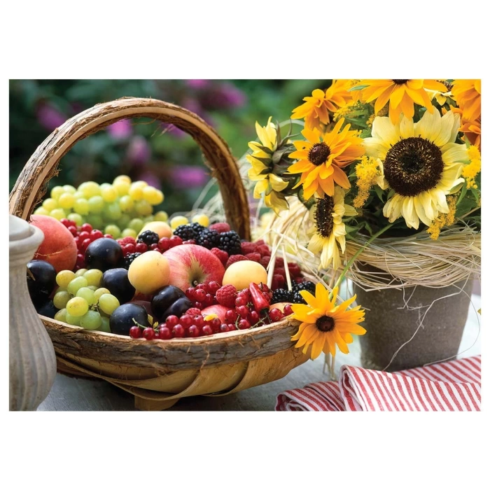 KS Fruit and Sunflower 1000 Parça Puzzle