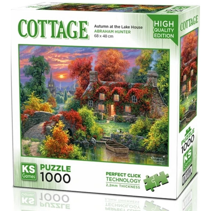 KS Games Autumn at The Lake House Puzzle 1000 Parça