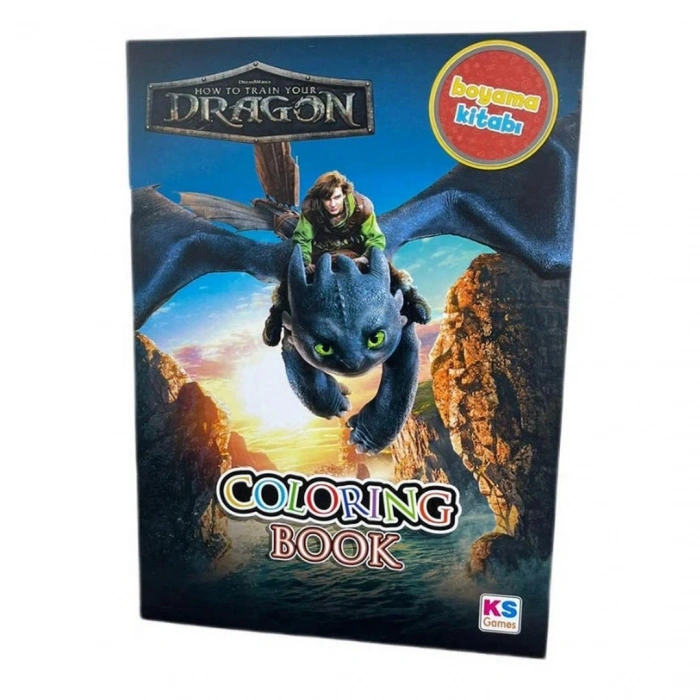 Ks Games Ejderhanı Nasıl Eğitirsin Boyama Kitabı