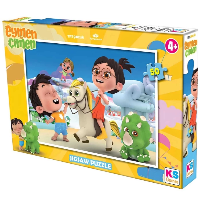 KS Games Eymen Ile Çimen 50 Parça Puzzle