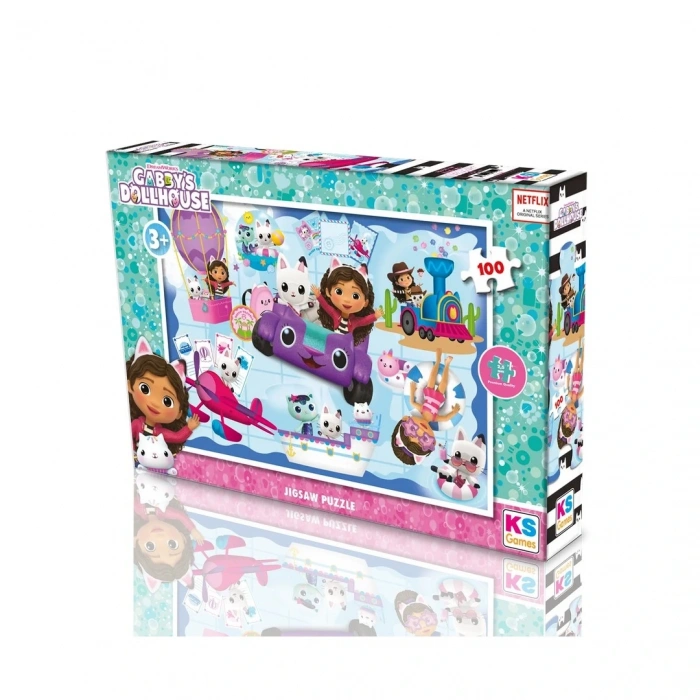 KS Games Gabbys Dollhouse Puzzle 100 Parça