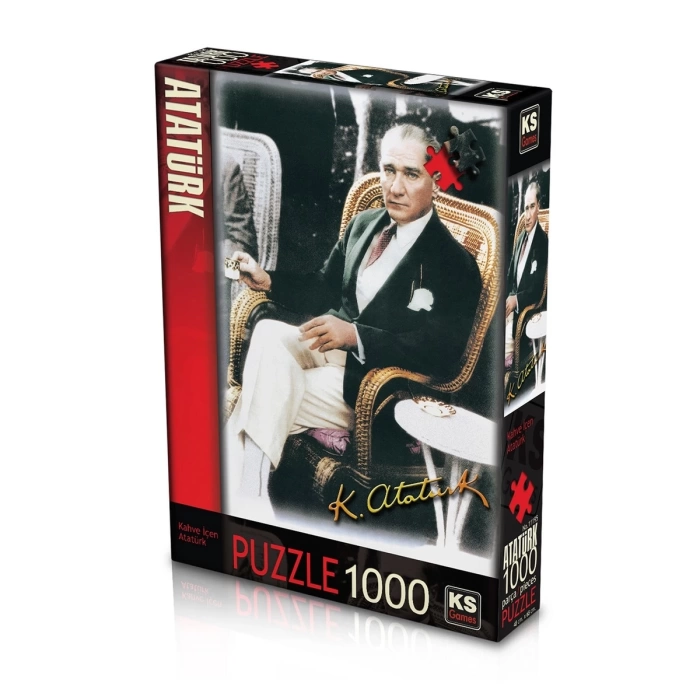 KS Games Kahve İçen Atatürk Puzzle 1000 Parça 20727