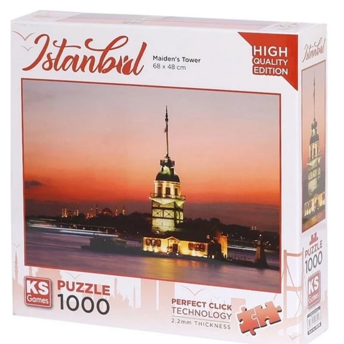 KS Games Kız Kulesi ve Gün Batımı Puzzle 1000 Parça 20729