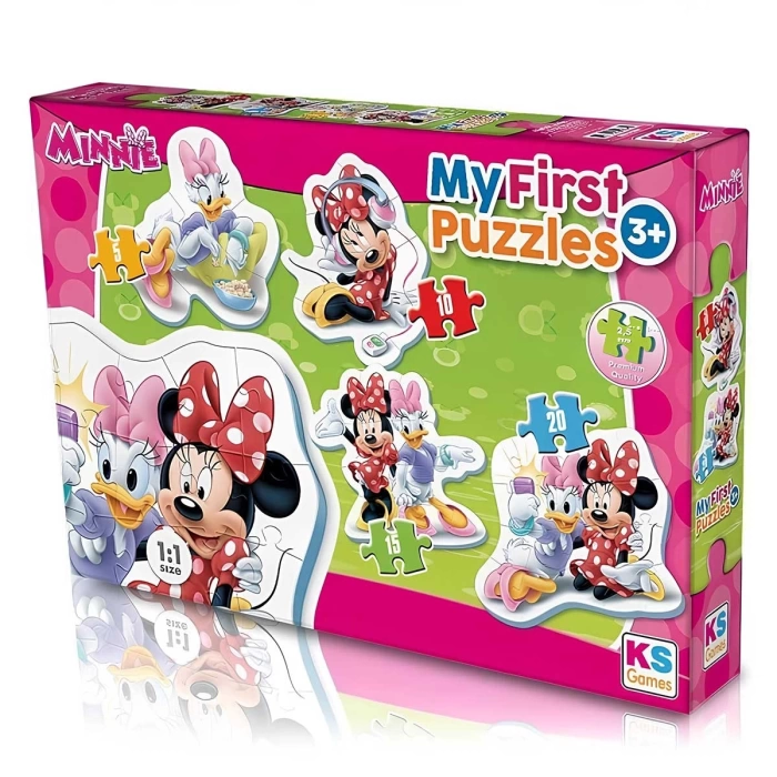 KS Games Minnie My First Puzzle 4 in 1