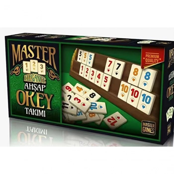 Ks Games Okey Takımı Ahşap Master Elegance