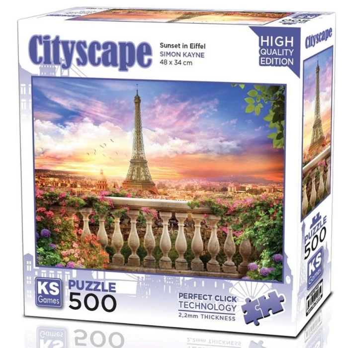 KS Games Sunset in Eiffel Puzzle 500 Parça 20066