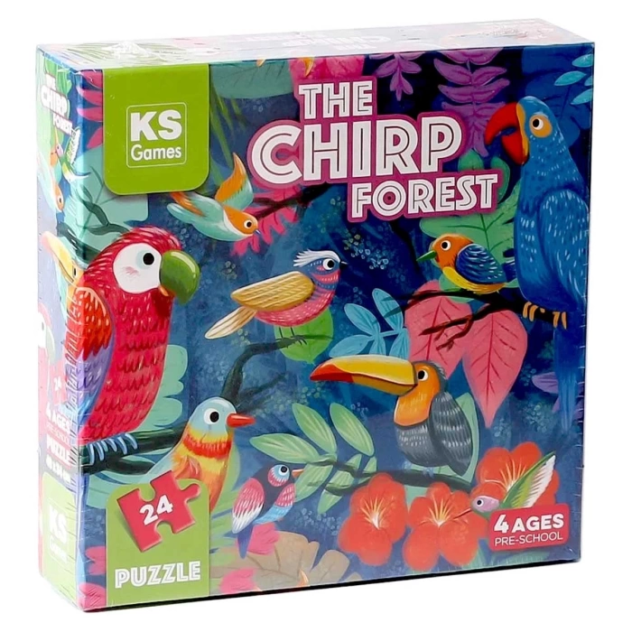 KS Games The Chirp Forest Pre School 24 Parça Puzzle