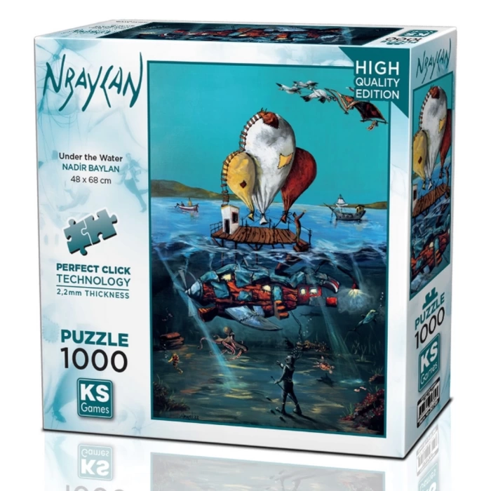 Ks Games Under The Water Puzzle 1000 Parça 20709