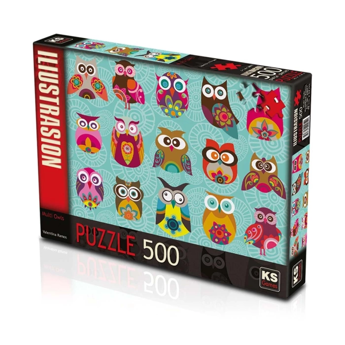 KS Multi Owls 500 Parça Puzzle