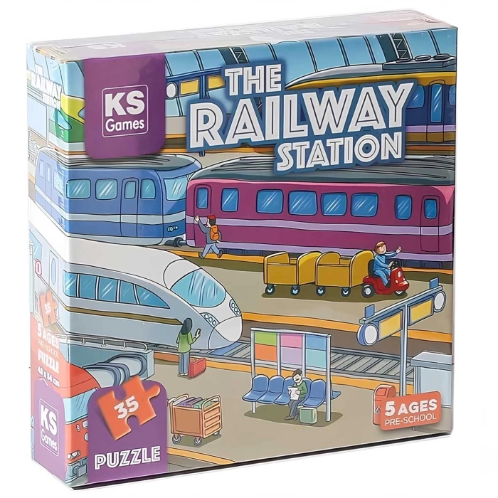 KS The Railway Station Pre-School Puzzle