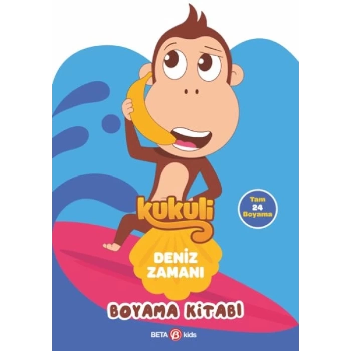 Kukuli Deniz Zamanı Boyama Kitabı