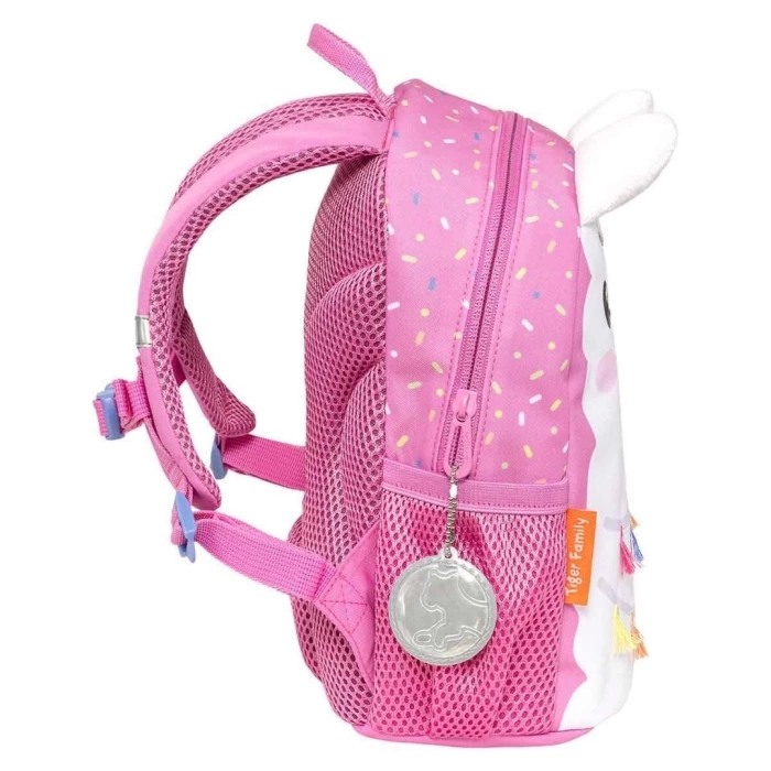 Lama Desenli Pembe Anaokulu Çantası