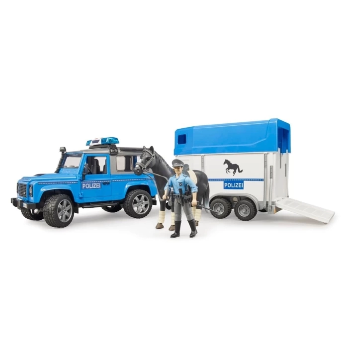 Land Rover Polis Aracı At Nakil Römorku