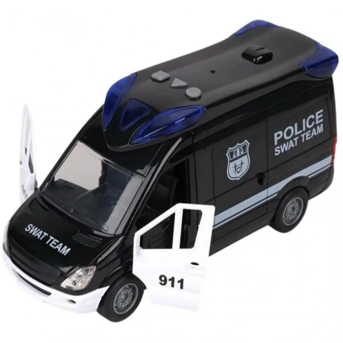 Lc Sesli Ve Işıklı Polis Minibüsü