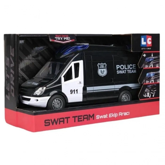 Lc Sesli Ve Işıklı Polis Minibüsü