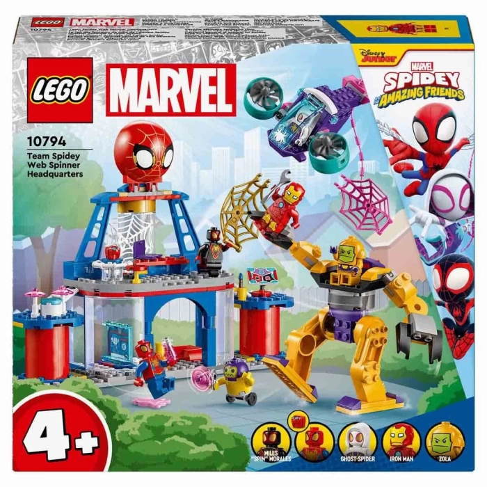 LEGO 4+ Spidey Takımı Ağ Örücü Karargahı 10794