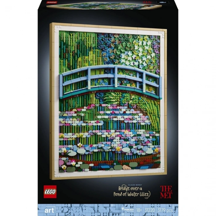 LEGO Art Claude Monet – Nilüfer Gölü Üzerinde Köprü 31220