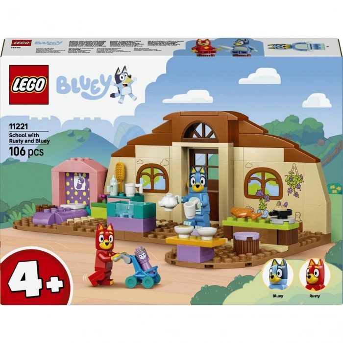 LEGO Bluey Rusty ve Bluey ile Okul 11221