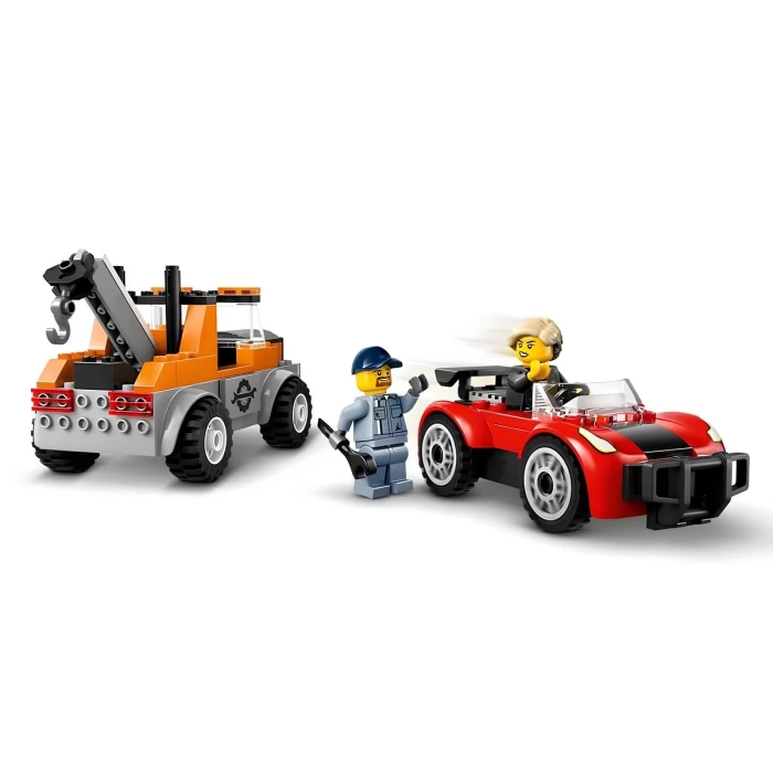 LEGO City Çekici Kamyon ve Spor Araba Tamiri 60435